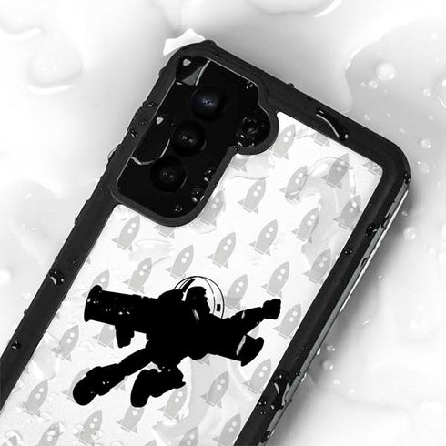 Disney Toy Story Buzz Lightyear Silhouette Galaxy S23 Waterproof Case