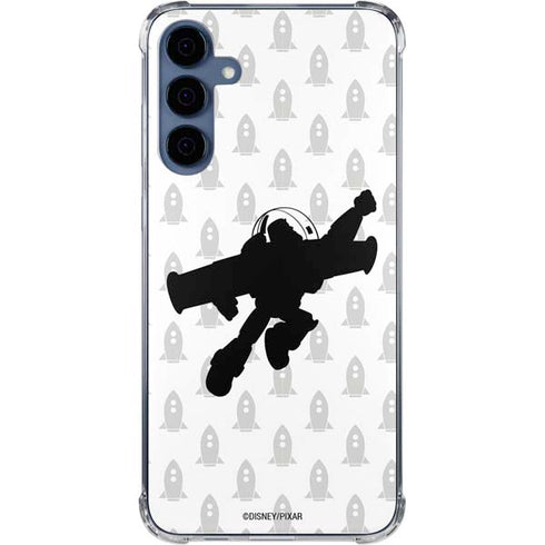 Disney Toy Story Buzz Lightyear Silhouette Galaxy S24 Clear Case