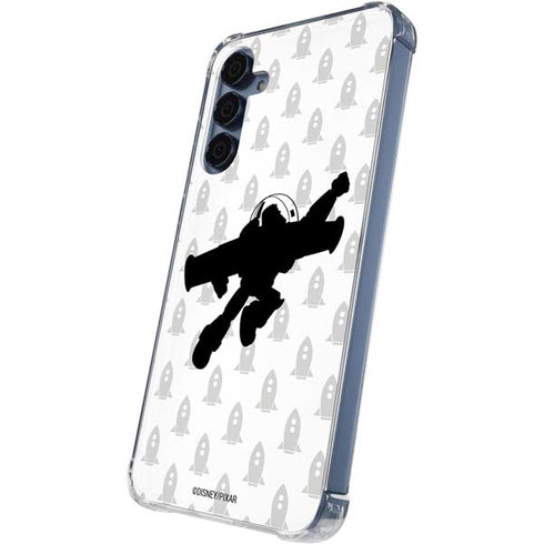 Disney Toy Story Buzz Lightyear Silhouette Galaxy S24 Clear Case