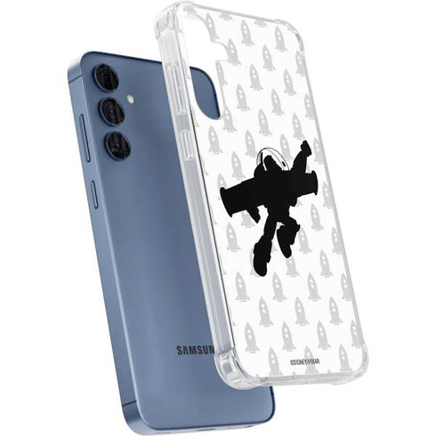 Disney Toy Story Buzz Lightyear Silhouette Galaxy S24 Clear Case