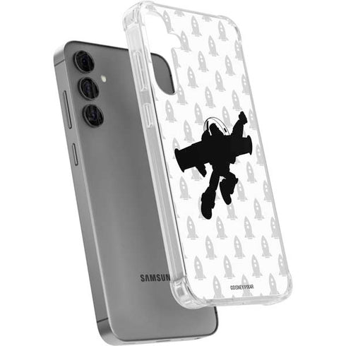 Disney Toy Story Buzz Lightyear Silhouette Galaxy S24 Plus Clear Case