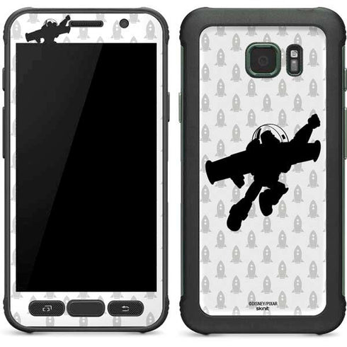 Disney Toy Story Buzz Lightyear Silhouette Galaxy S7 Active Skin