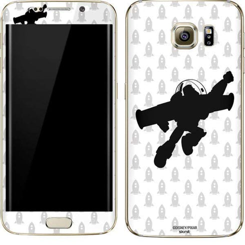 Disney Toy Story Buzz Lightyear Silhouette Galaxy S7 Edge Skin