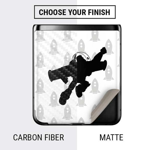 Disney Toy Story Buzz Lightyear Silhouette Galaxy Z Flip Skin