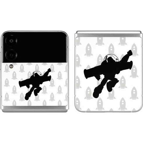 Disney Toy Story Buzz Lightyear Silhouette Galaxy Z Flip4 5G Skin