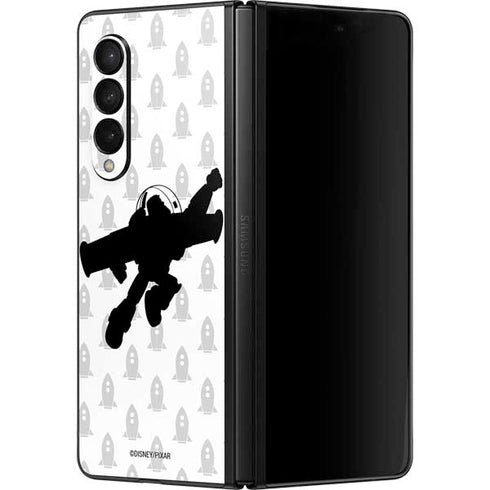 Disney Toy Story Buzz Lightyear Silhouette Galaxy Z Fold3 5G Skin