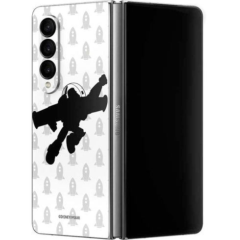 Disney Toy Story Buzz Lightyear Silhouette Galaxy Z Fold4 5G Skin