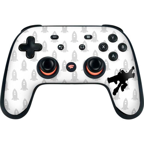 Disney Toy Story Buzz Lightyear Silhouette Google Stadia Controller Skin