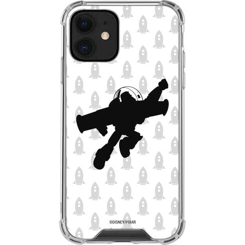 Disney Toy Story Buzz Lightyear Silhouette iPhone 12 Clear Case