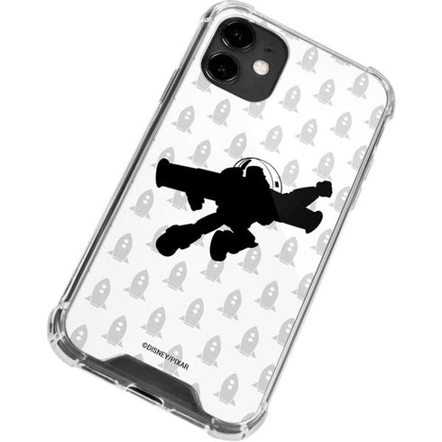 Disney Toy Story Buzz Lightyear Silhouette iPhone 12 Clear Case