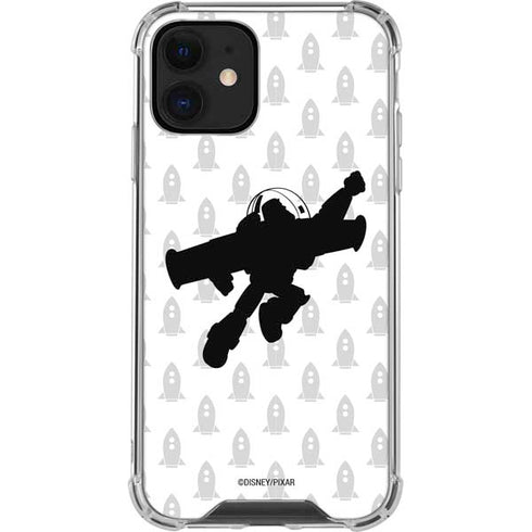 Disney Toy Story Buzz Lightyear Silhouette iPhone 12 Mini Clear Case