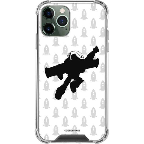 Disney Toy Story Buzz Lightyear Silhouette iPhone 12 Pro Clear Case