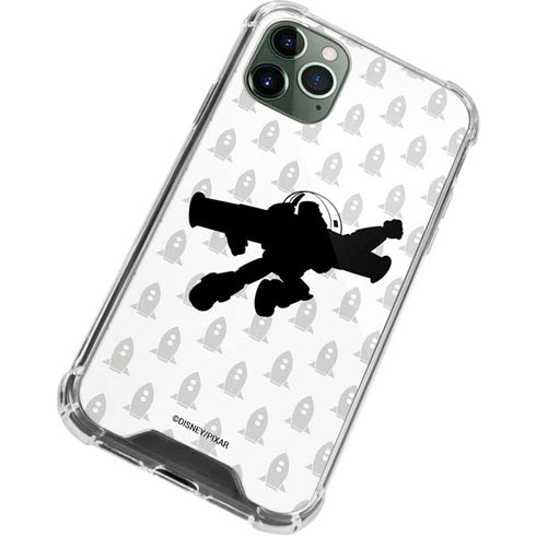 Disney Toy Story Buzz Lightyear Silhouette iPhone 12 Pro Clear Case