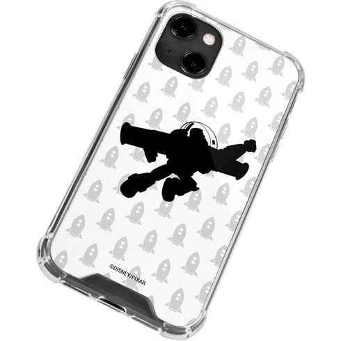 Disney Toy Story Buzz Lightyear Silhouette iPhone 14 Clear Case