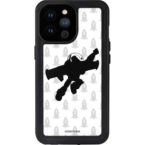 Disney Toy Story Buzz Lightyear Silhouette iPhone 14 Pro Max Waterproof Case