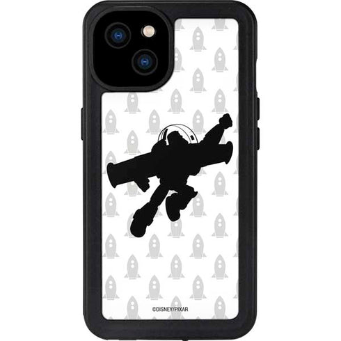 Disney Toy Story Buzz Lightyear Silhouette iPhone 15 Plus Waterproof Case