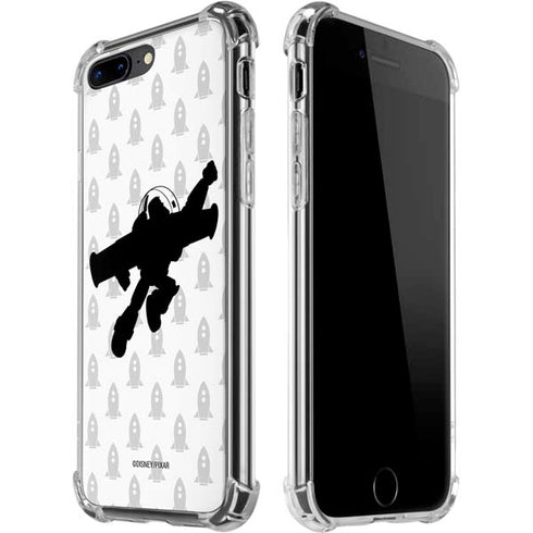 Disney Toy Story Buzz Lightyear Silhouette iPhone 7/8 Plus Clear Case