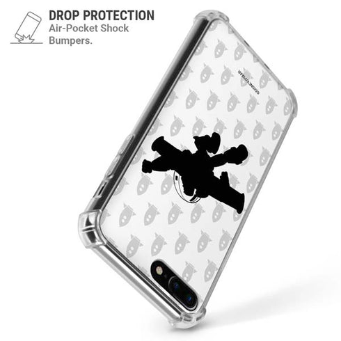 Disney Toy Story Buzz Lightyear Silhouette iPhone 7/8 Plus Clear Case