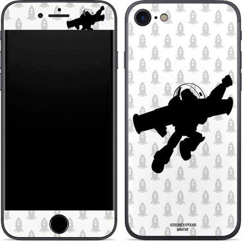Disney Toy Story Buzz Lightyear Silhouette iPhone SE (2nd & 3rd Gen) Skin