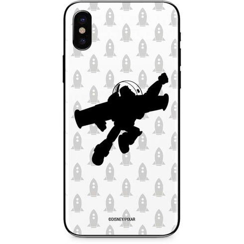 Disney Toy Story Buzz Lightyear Silhouette iPhone X Skin