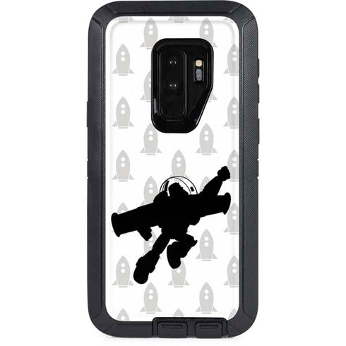 Disney Toy Story Buzz Lightyear Silhouette Otterbox Defender Galaxy Skin