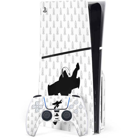 Disney Toy Story Buzz Lightyear Silhouette PS5 Slim Disk Bundle Skin