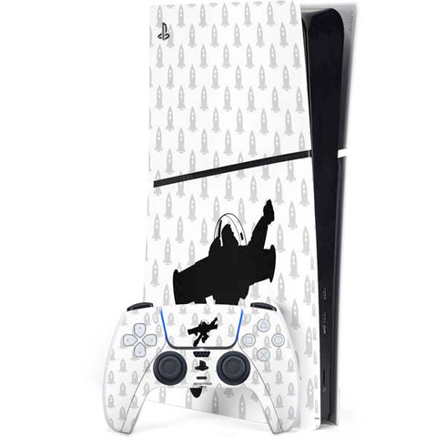 Disney Toy Story Buzz Lightyear Silhouette PS5 Slim Digital Edition Bundle Skin