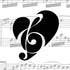 BW Musical Notes Nintendo 2DS XL (2017) Skin