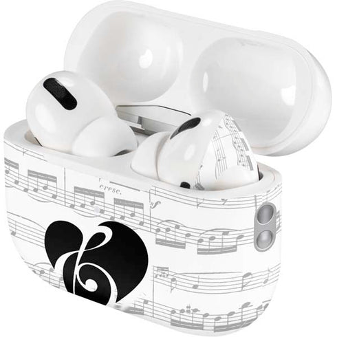BW Musical Notes AirPods Pro 2nd Gen Skin