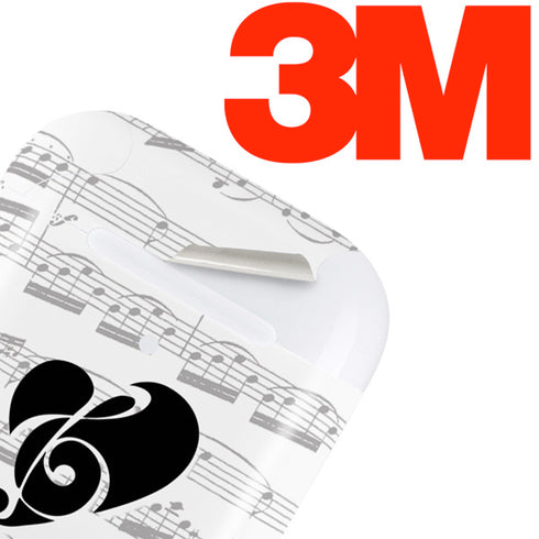 BW Musical Notes Apple AirPods 2 Skin