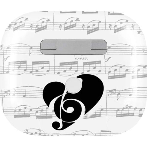 BW Musical Notes Apple AirPods (3rd Gen 2021) Skin