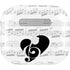 BW Musical Notes Apple AirPods (3rd Gen 2021) Skin