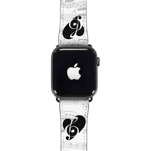 BW Musical Notes Apple Watch Band 38-40mm