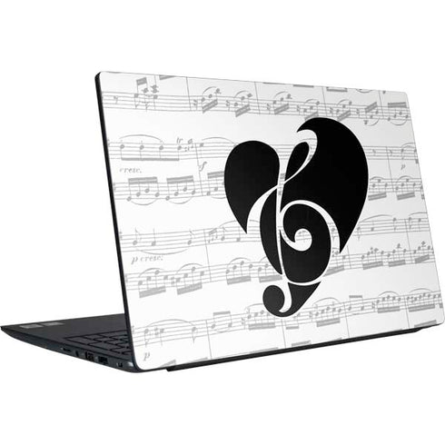 BW Musical Notes Dell Vostro Skin