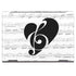 BW Musical Notes HP Envy Skin