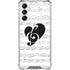 BW Musical Notes Galaxy A14 5G Clear Case