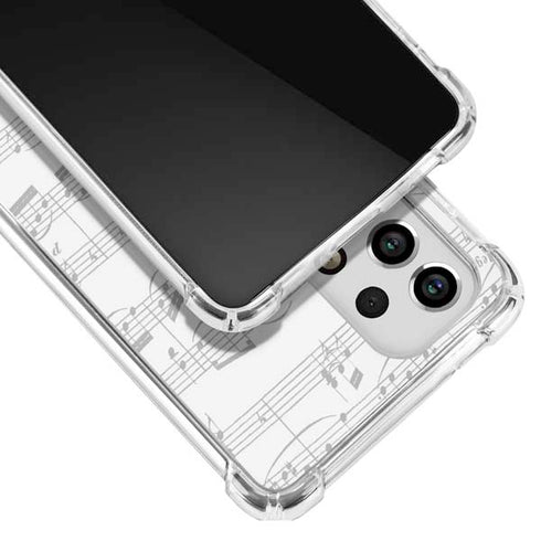 BW Musical Notes Galaxy A33 5G Clear Case