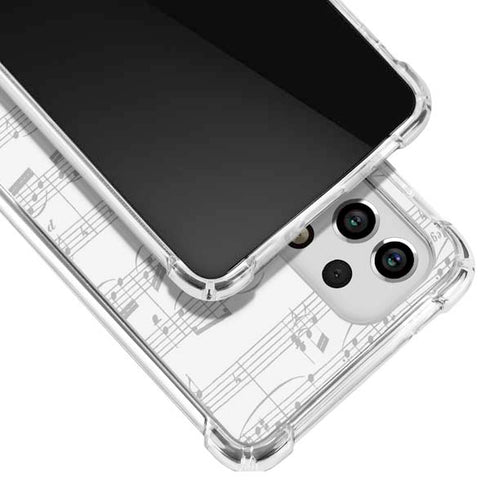 BW Musical Notes Galaxy A53 5G Clear Case