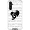 BW Musical Notes Galaxy A54 5G Clear Case