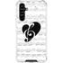 BW Musical Notes Galaxy A54 5G Clear Case