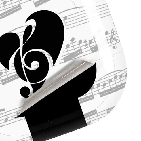 BW Musical Notes Galaxy Buds Live Skin