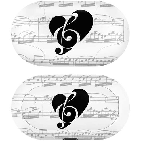 BW Musical Notes Galaxy Buds Skin