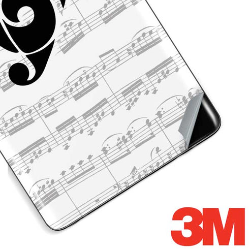 BW Musical Notes Galaxy Note 8 Skin