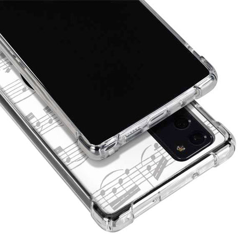 BW Musical Notes Galaxy Note20 5G Clear Case