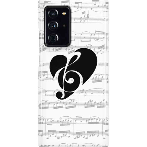 BW Musical Notes Galaxy Note20 Ultra 5G Lite Case