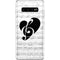 BW Musical Notes Galaxy S10 Plus Skin