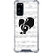BW Musical Notes Galaxy S20 FE Clear Case