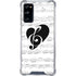 BW Musical Notes Galaxy S20 FE Clear Case