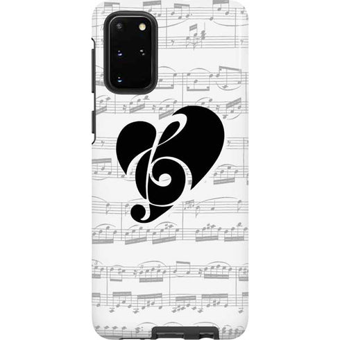 BW Musical Notes Galaxy S20 Plus Pro Case