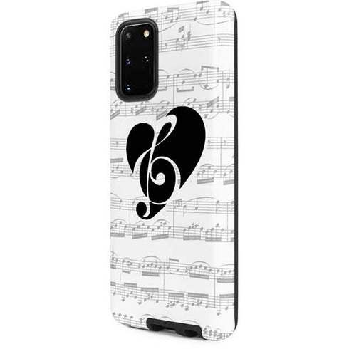 BW Musical Notes Galaxy S20 Plus Pro Case